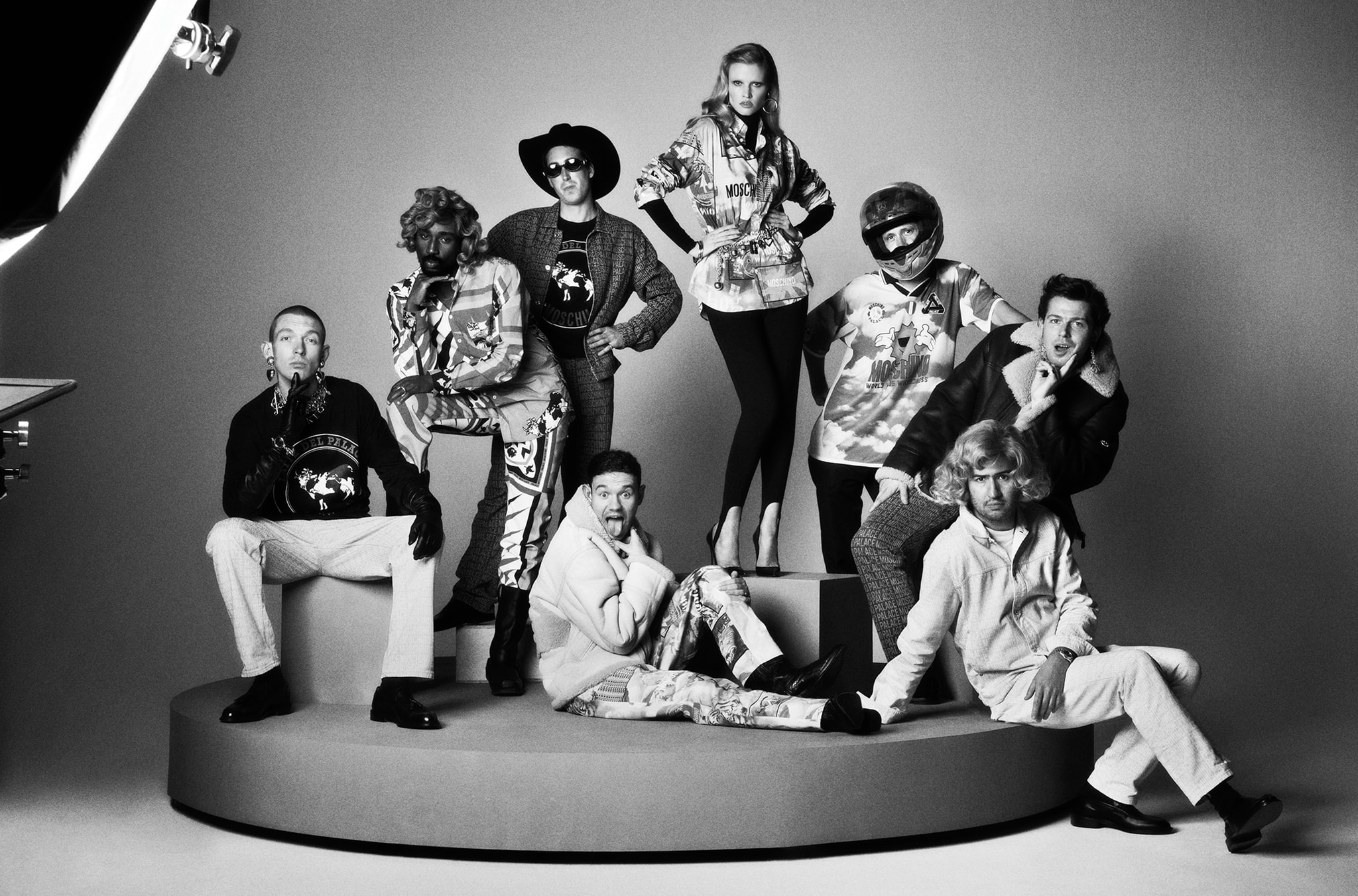 Lara Stone x Nugget in Palace x Moschino Arena Homme + Charlotte Wales 2023